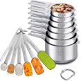thumbnail image 1 of YIXINGCHEN Measuring Cups and Spoons Set of 14, 7 Stainless Steel Nesting Measuring Cups, 7 Measuring Spoons, Dry Measure Cups Stainless Steel & Baking Metal Measuring Cups, Kitchen Gadgets f 923-968, 1 of 7