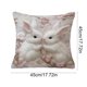thumbnail image 3 of Decoraciones de Pascua, funda de cojín con conejos bordados con temática de Pascua, funda de almohada suave para sofás y sillas, ideal para decorar sofás y dormitorios de Pascua, funda de almohada de, 3 of 6