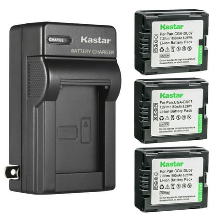 Kastar 3-Pack Battery and AC Wall Charger Replacement for Hitachi DZ-BP7 DZ-BP7S DZ-BP14 BP14R DZ-BP14S DZ-BP21S DZ-BP21SJ Battery Hitachi DZ-BD70 DZ-BD7H DZ-BD9H DZ-HD90 DZ-BD10H Cameras