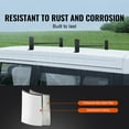 thumbnail image 3 of VEVOR Van Roof Ladder Rack, 2 Bars Alloy Steel Roof Racks, 500 lbs Capacity Rain-Gutter Roof Rack, Adjustable Length 35.8"-57.5", Van Ladder Rack Compatible with Chevrolet Express, GMC Savana, etc, 3 of 9
