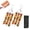 2 Fork, variant on 3 Prong Skewers for Grilling, 14.7" Stainless Steel BBQ Skewer with Push-Off Slider, Reusable Metal Kabob Skewers, Outdoor Grill Accessories with Storage Bag for Meat, Vegetables, Chicken (2 Fork)