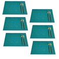 thumbnail image 1 of Rectangle Placemats For Kitchen Table And Dining Room,heat-resistant And Surface Washable Placemat, 1 of 5