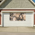 thumbnail image 5 of ZICANCN Banner Yard Signs, Brown Irregular Patchwork Print Party Wall Decor for Indoor Outdoor Room, Small Size, 5 of 7