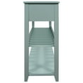thumbnail image 3 of Sofa Console Table with Two Shelves and Drawers, Classic Entry Tables with Open Shelf, Entryway/Hallway Table for Living Room, 3 of 7