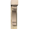 thumbnail image 2 of Ekena Millwork 6"W x 26"D x 26"H Merced Block Rough Sawn Bracket w/ Offset Brace, Douglas Fir, 2 of 25