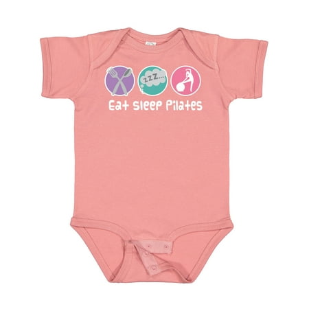 

Inktastic Eat Sleep Pilates Gift Baby Girl Bodysuit