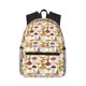 thumbnail image 1 of Fotbe Mushroom Mochila Ligera Casual para Laptop para Hombres y Mujeres, Mochila Impermeable de Uso Diario, Mochila para Universidad, 1 of 6