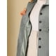 thumbnail image 5 of Abrigo Largo de invierno Allegra K para mujer con bolsillos Gris Talla L, 5 of 5