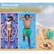 thumbnail image 3 of Toalla de Playa Qinqinamu Microfibra 180x80 cm Libre de Arena Paquete de 4, 3 of 7