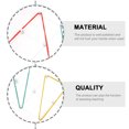 thumbnail image 3 of ColoMX 3 juegos de tableros de clavos de plástico, geotableros de enseñanza de geometría, herramientas de aprendizaje geométrico, 3 of 7