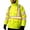 Yellow, variant on Men's Hi Vis Rain Jacket & Safety Rain Coat Waterproof Lightweight with Hood, Class 3 Reflective Adult Yellow Work Rain Jacket