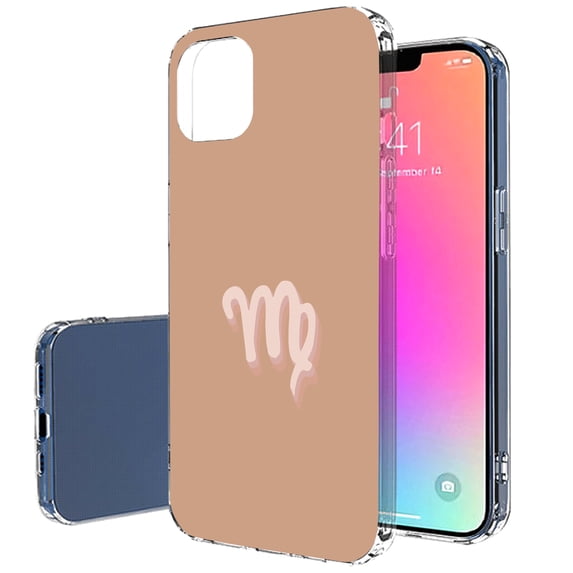TalkingCase Slim Case for Apple iPhone 13 Pro, Slim Thin Gel Tpu Cover, Virgo Astrology Sign Print, Light Weight, Flexible, Soft, Anti-Scratch, Printed in USA