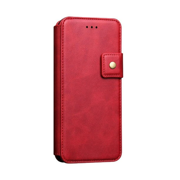 Cubierta de Caja de Teléfono 1 Pieza Compatible /7/8 Case de Cubierta de Tirón - Rojo