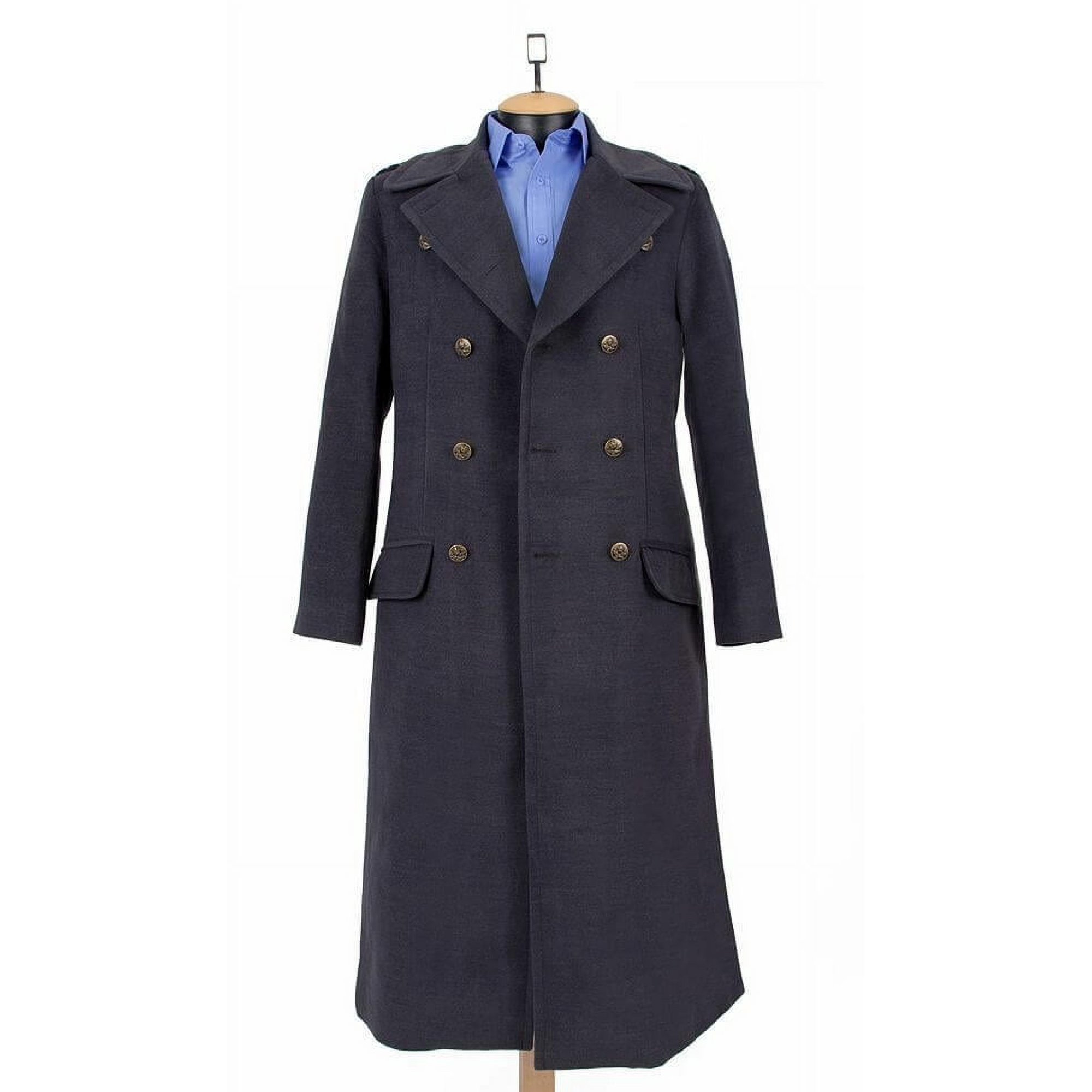 Gray Wool Coat Mens Grey Wool Coat Long Trench Coat Men Wool