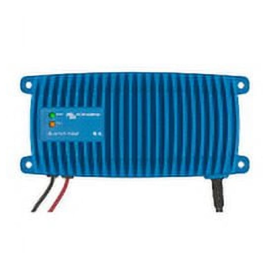 9" Blue and Black Victron IP67 Smart Charger - 12 Amps