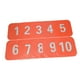 thumbnail image 2 of 10 conos planos antideslizantes para marcar zonas de descanso, multiusos, para campos deportivos y pistas. naranja, 2 of 9