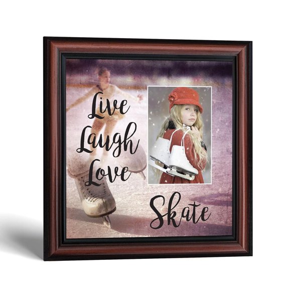 Ice Skater Picture Frame, Figure Skating Gift, Rink Keepsake