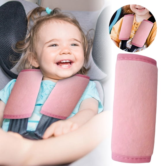 Baby Child Seat Belt Shoulder Pads Harness Strap Covers For Toddlers Travel Comfort