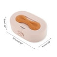 thumbnail image 2 of Unique Bargains 1 Pc Bow Design Jewelry Box Jewelry Organizer Light Pink Tan ABS TPE, 2 of 5