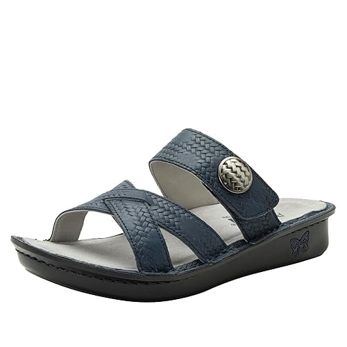 Alegria Victoriah Sandals - Women's, Basketry Navy 41 M