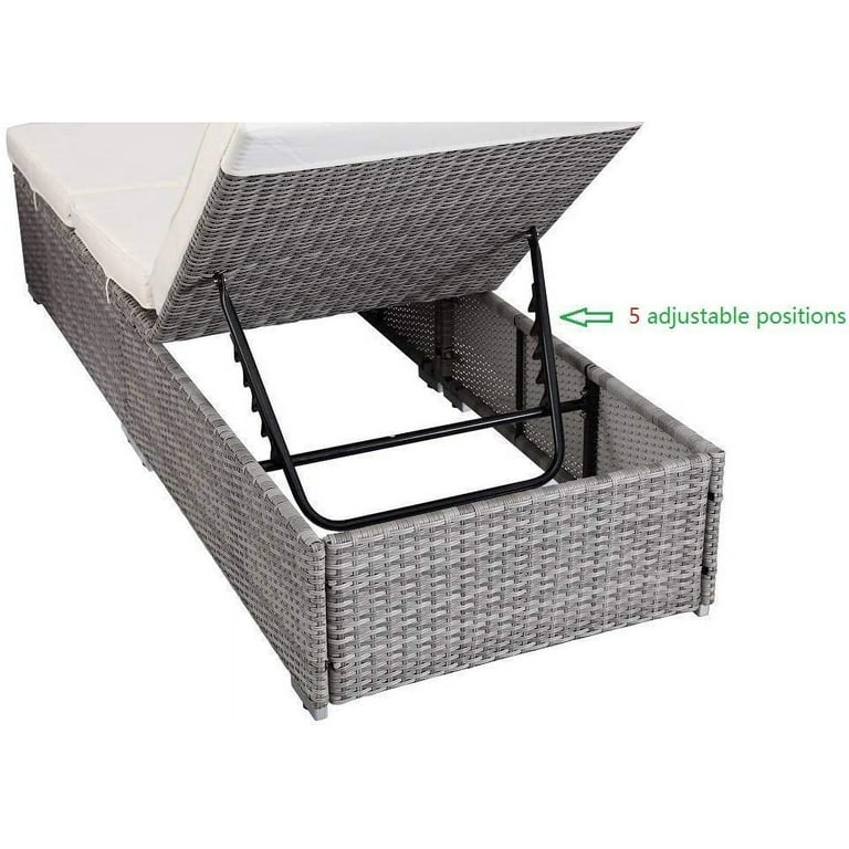 Adjustment brackets for chaise lounge sale