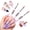 Purple/Pink(Sizes 2/4/5), variant on Saviland 3PCS Acrylic Nail Brushes Set - Nail Art Brushes for Acrylic Powder Application Nail Extension(Size 8/10/14 )