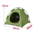thumbnail image 7 of Cat House Pet Tent Nest Attachments Wear Resistant Cat Sleeping Bed Small Dog Bed for Camping Kitten Puppy Cats and Small Dog Green M, 7 of 7