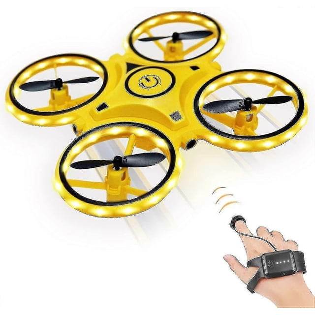 New Mini Drone For Kids,gesture Control Drone,hand Operated Drones With Sensorindoor Drone For Kids,small Rc Quadcopter,360 Flips,with Led Light fast