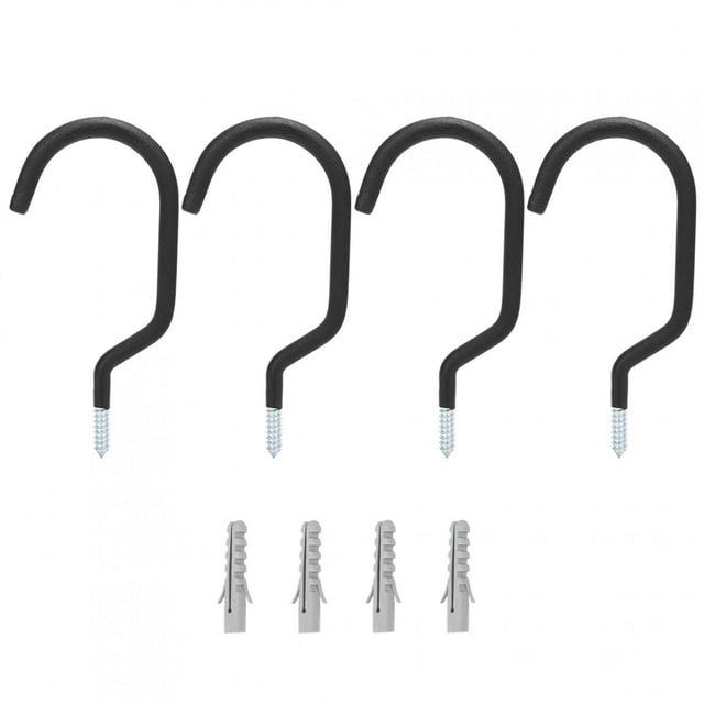 Gancho para almacenamiento de bicicletas, 4 piezas de metal para pared de bicicleta, colgador de bicicleta, soportes de montaje en pared, solución innovadora NikouMX herramienta
