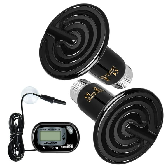 Emisor de calor cerámico Simple Deluxe de 150 W para reptiles con Therm