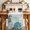 turquoise,White, variant on Coastal Coral Table Runner 70 Inches, Ocean Starfish Beach Conch Haze Blue Marine Life Bed Runner Dresser Scarves Tabletop for Indoor Outdoor Parties/Ceremony/Banquet, 13" x 70"