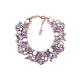 thumbnail image 1 of Qarigey Collar de aleación para mujer, reemplazo portátil, colgante decorativo, elegante, colorido, a la moda, colgante para citas, regalo de Ropa, zapatos y accesorios Miscelánea Violeta Qarigey AP014648-03, 1 of 6