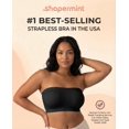 thumbnail image 4 of Sujetador sin tirantes SHAPERMINT, inalámbrico, antideslizante, negro, 4 of 8