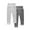 Dark Gray, variant on Hduncf Boys Girls 2 Pack Comfy Soft Fleece Lined Leggings Winter Warm Thick Tights Stretchy Elastic Thermal Legging Pants Dark Gray 6 Years