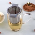 thumbnail image 3 of Stainless Steel Mesh Tea Infuser Metal Cup Strainer Loose Leaf Filter withoutLid, 3 of 6