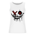 thumbnail image 4 of Teissuly Men's Tank Colorless Gradient Printing Round Neck Thin Strap Leakage Back Regular Casual Sports Tank Blouses, 4 of 5