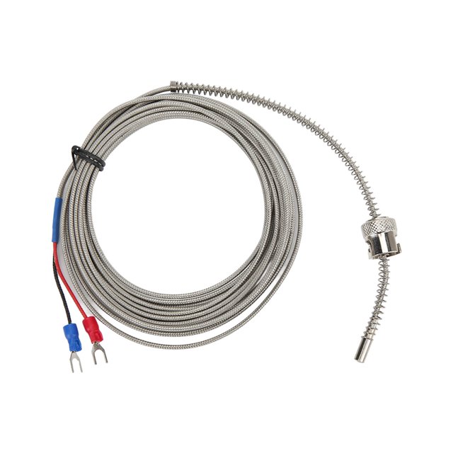Sonda controladora de temperatura, termopar tipo K, termopar tipo K duradero, sensor de temperatura de acero inoxidable, confiable y duradero