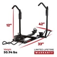 thumbnail image 2 of Yakima HoldUp EVO Premium 2 Bike Capacity Tray Hitch Mount Bike Rack, Black, 2 of 11