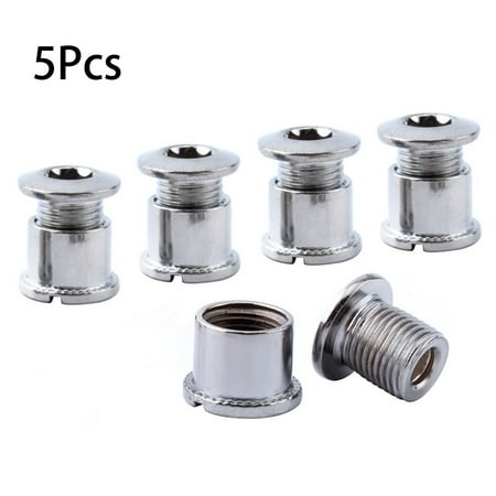 

5pieces Stainless Steel MTB Bicycle Chainring Screws Single/Double/Triple Bolts