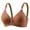 Coffee, variant on Sevevn Woman Color Comfortable Hollow Out Perspective Bra Underwear No Rims Black 38 Gift for Girls