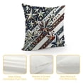 thumbnail image 4 of JRXY Throw Pillow Covers 12x20 inch Patriotic American Flag Eucalyptus Leaves Pillow Cases for Couch Holiday Home Decor Sofa Bed Outdoor, Set of 2 White, 4 of 5