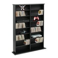 thumbnail image 2 of Prepac Double Width Media Storage Cabinet, Adjustable Shelves, Wall Unit, Various Colors, 2 of 10