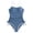 Grey, variant on Girls Swimsuit Spaghetti Strap Bodysuit with Drawstring Lightweight Quick Dry Swimwear Kids Summer Beach Bathing Suits