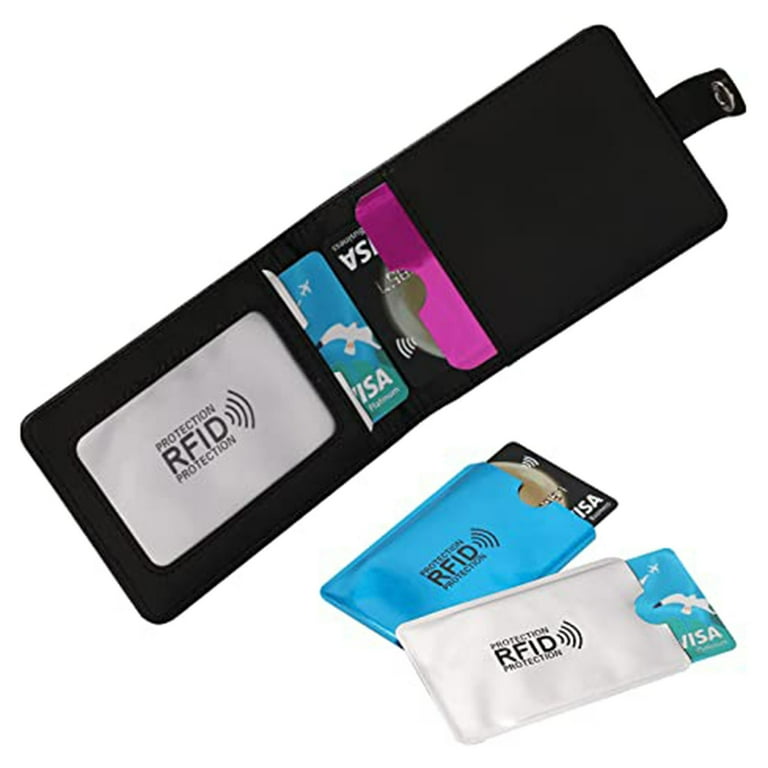 RFID Shielding Sleeve For Credit Card, Debit Card Identity Theft Protection  Business with Tabs - Walmart.com