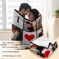 thumbnail image 5 of Custom Blanket with Photo Text, Personalized Gifts for Women Men, Customized Picture Blanket for Baby Mother Father Adult Friends Lovers Dog Pets, Birthday Anniversary Halloween Christmas, 5 of 6