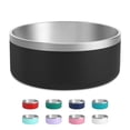 thumbnail image 1 of Cuencos para perros LIHOOOOM de acero inoxidable, 1200 ml, agua, 580 g, comida, 1 of 7