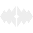 thumbnail image 5 of 20"W x 13 3/8"H x 3"ID x 6 1/4"C x 1"P Zoe Architectural Grade PVC Contemporary Ceiling Medallion, Two Piece, 5 of 7
