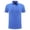 Blue, variant on Mens Resistant Polo Shirt Breathable Short Sleeve T Shirts Classic Fit Casual Summer Top Blue L