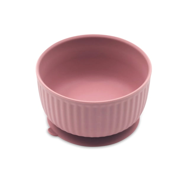 Niños que aprenden a comer cuencos vajilla antideslizante alimentación de alimentos resistente al calor de silicona utensilios de cocina ligeros tipo 2 Eigraketly BA000381-02