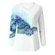 thumbnail image 4 of Ichuanyi liquidación de la moda femenina impresa camiseta personalizada de cuello en V de manga larga ICHUANYI WER202308242142, 4 of 5